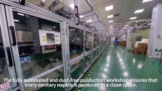 Dust Free Sanitary Napkin Production